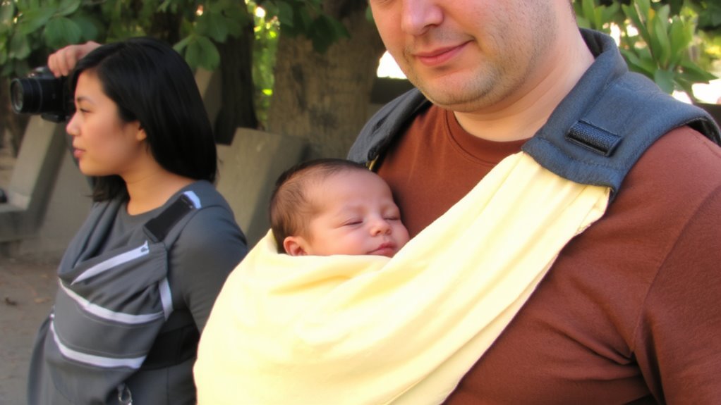 comfortable baby carriers for easy photos