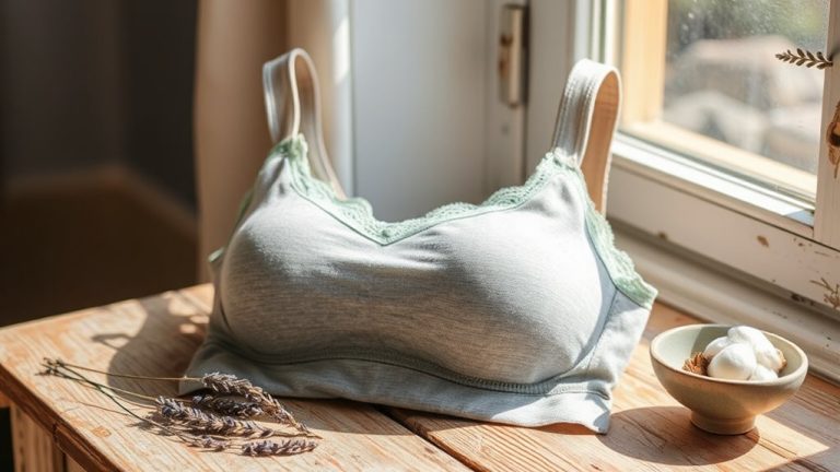 comfy organic nursing bra