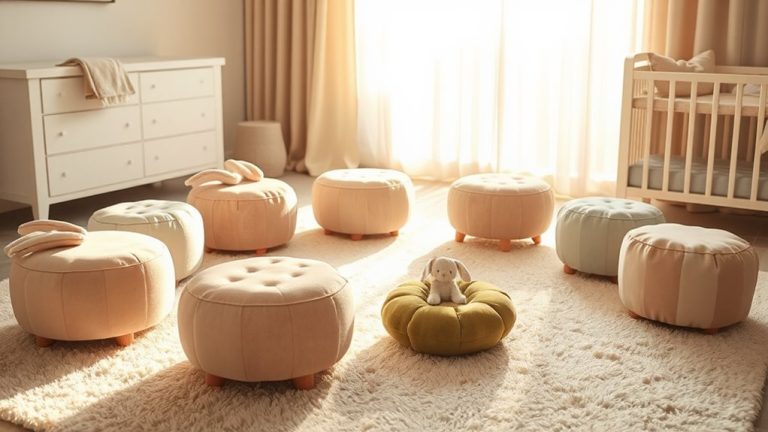 comfy stylish nursery footstools