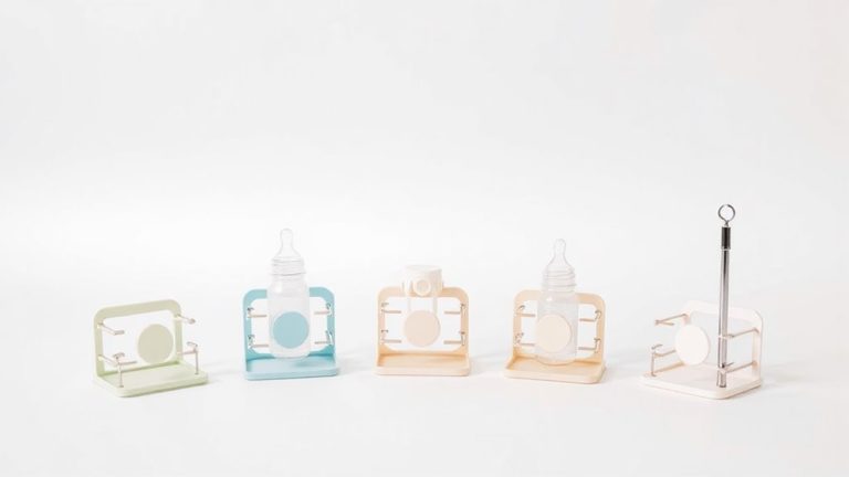 compact portable baby bottle racks