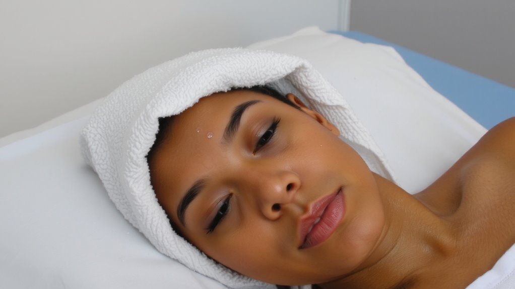 cool forehead to reduce fever