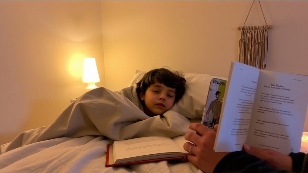 cozy lighting blanket quiet space