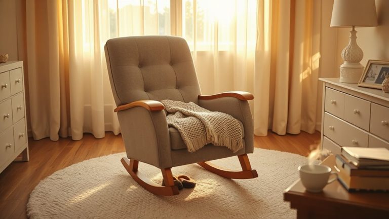 cozy nursery rocking recliners