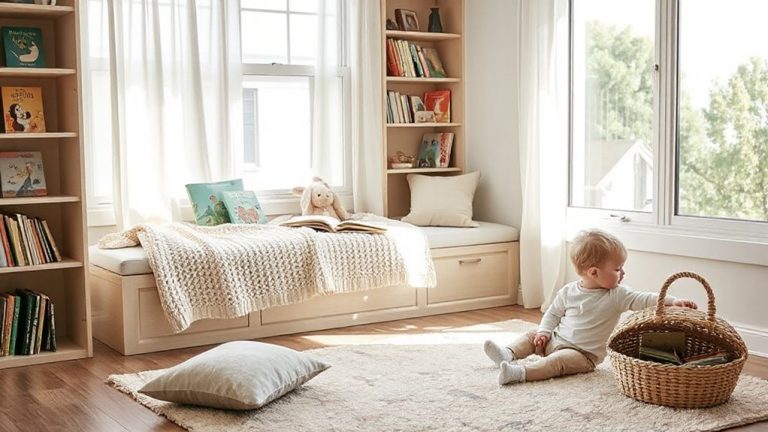 cozy safe fun reading space