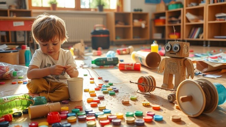 create inventions from recycled materials