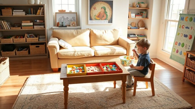 create learning zones at home