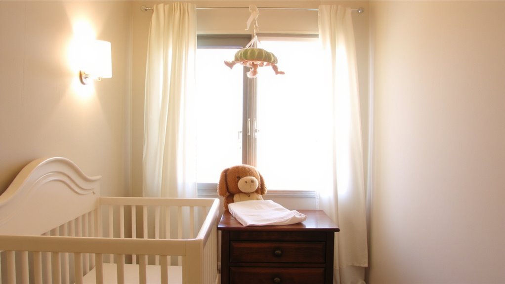 crib 3 4 feet away