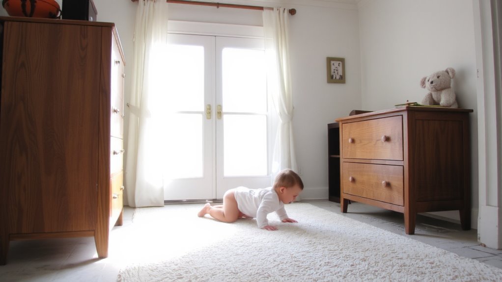 cushion crawls secure drawers