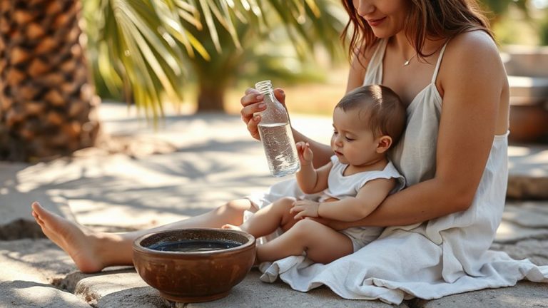 daily fluid needs babies hot climates
