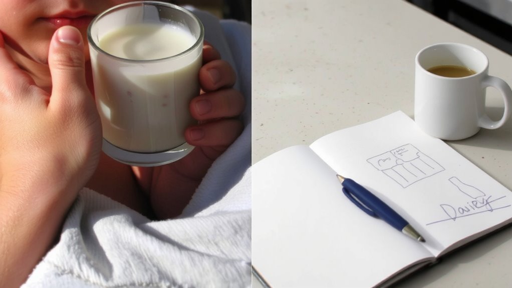 dairy proteins affect breastfed babies