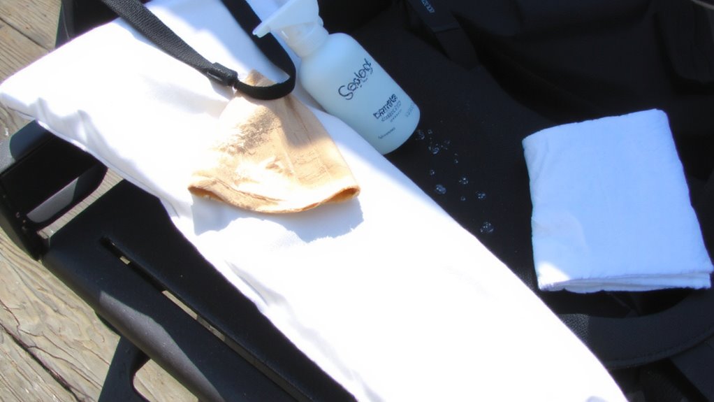 damp cloth stain removal