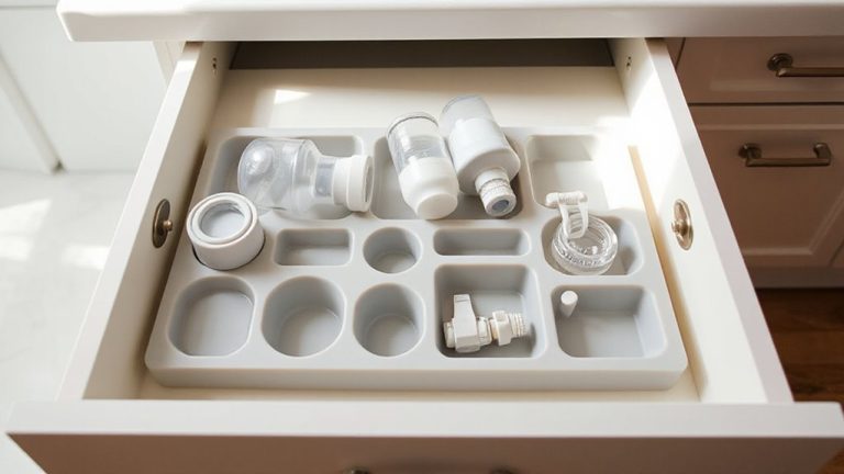 dedicated breast pump drawer organizer