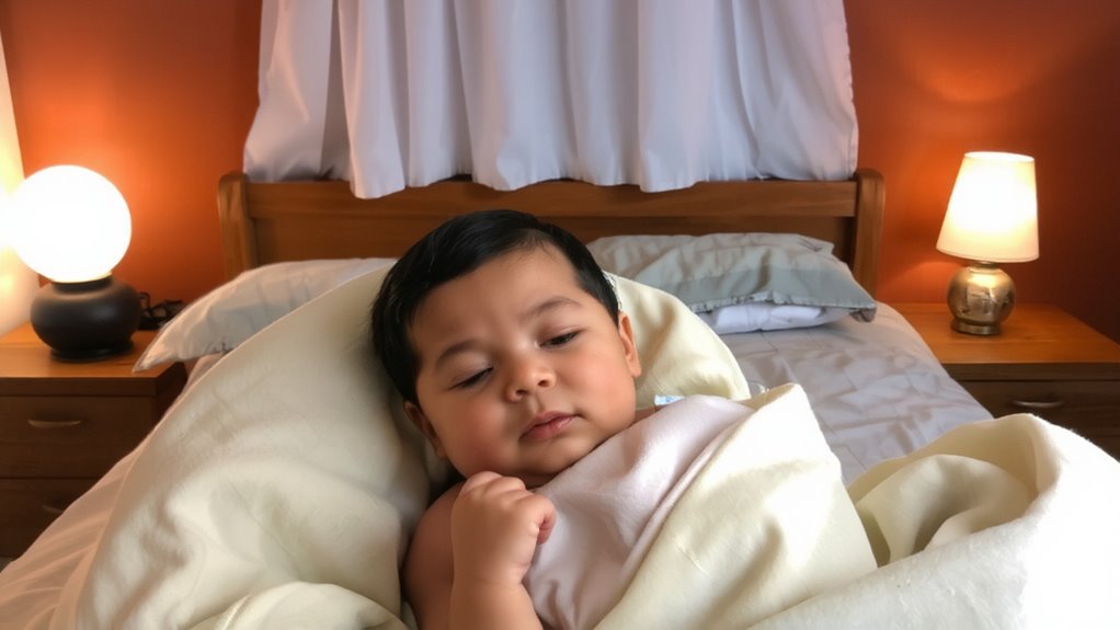 deep pressure swaddling for calm sleep