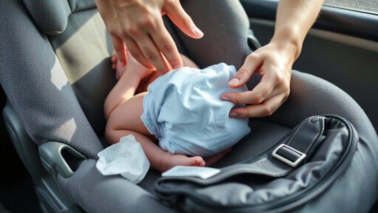 diaper change on the go