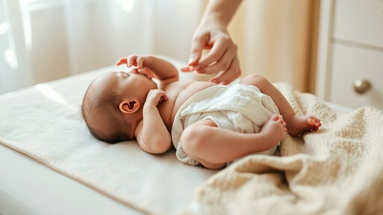 diapering babies with reflux