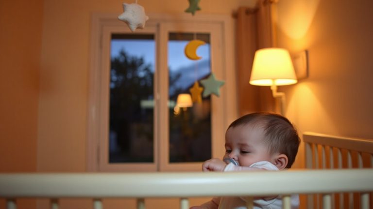 dim lighting aids baby sleep
