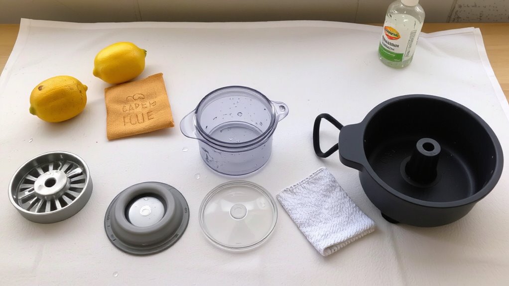 disassemble for thorough cleaning