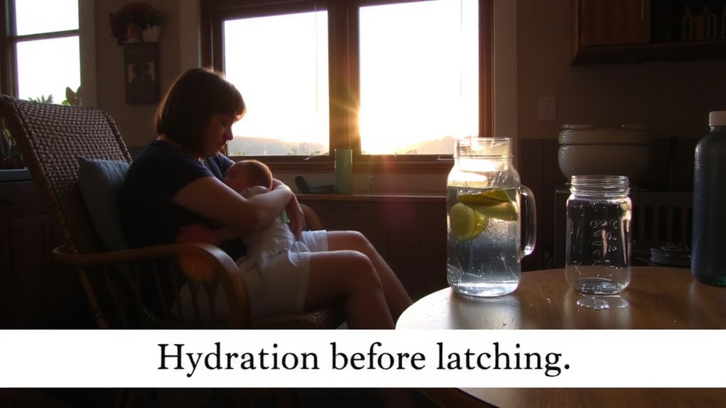 drink water before feeding