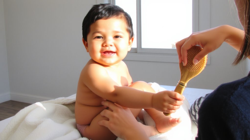 dry brushing for infants
