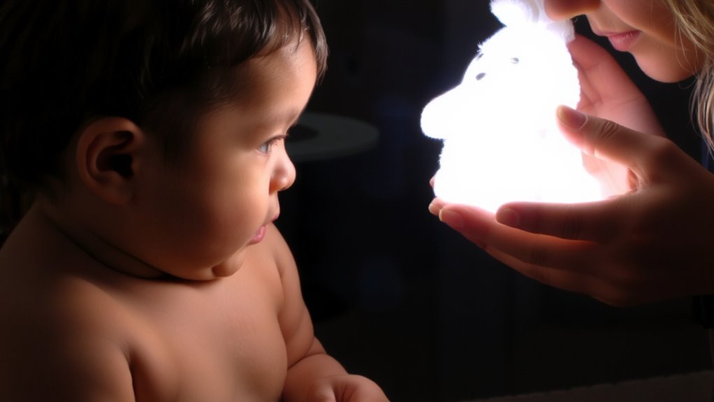 early amplification supports babbling development