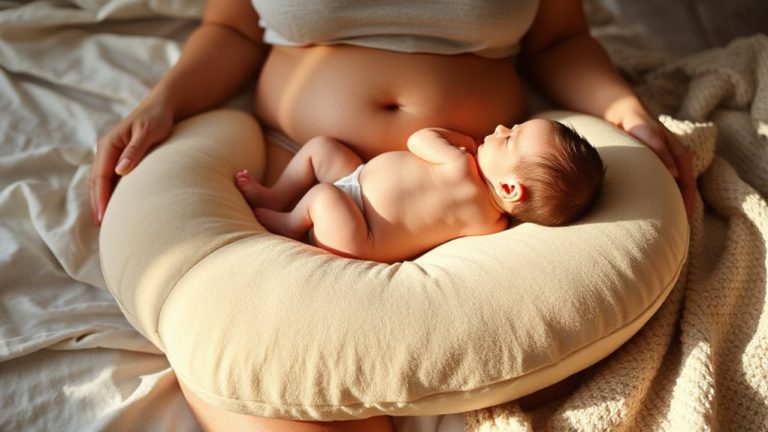 elevate baby above stomach