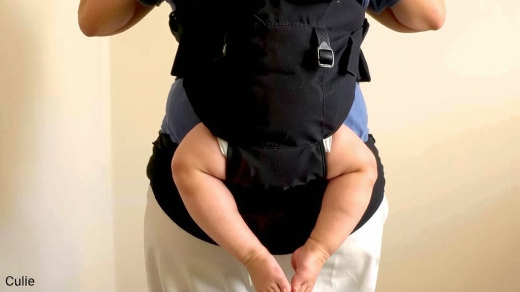 ergonomic hip supporting carrier design