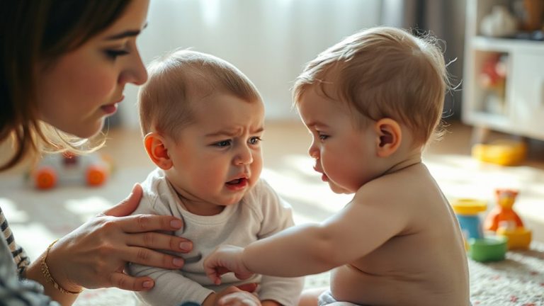 eye contact calms tantrums