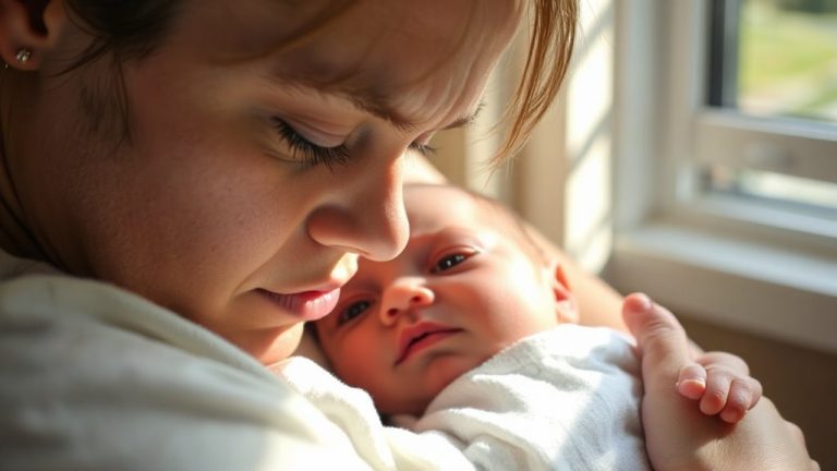 eye contact soothes crying babies
