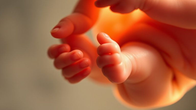 fetal finger toe development