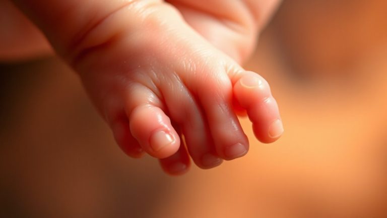 fetal toes and nails develop by week 13
