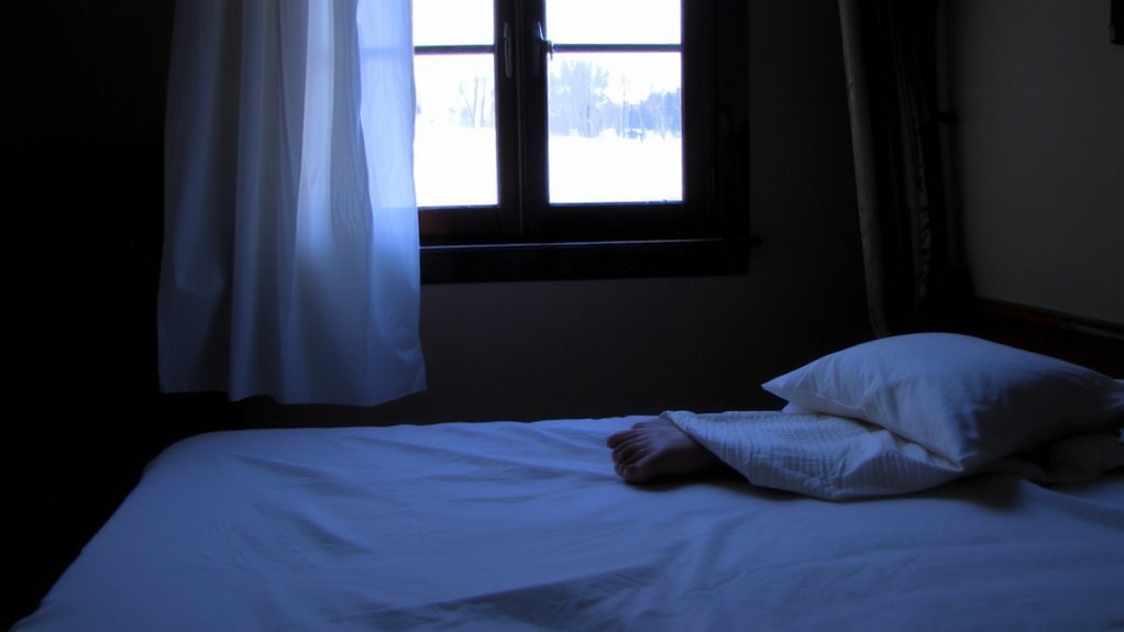find drafts near bed