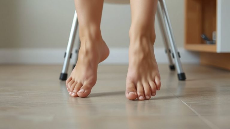 flat feet stable pelvis