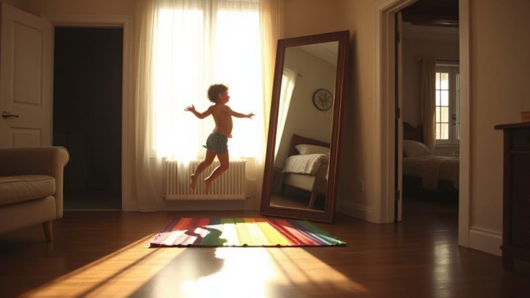 floor mirrors aid calm