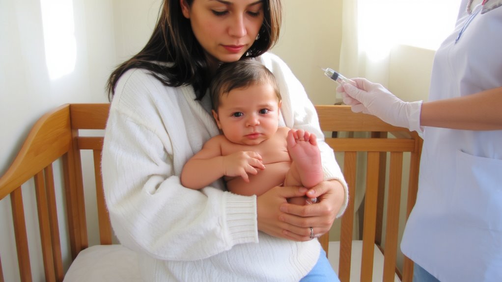 flu shot at six months