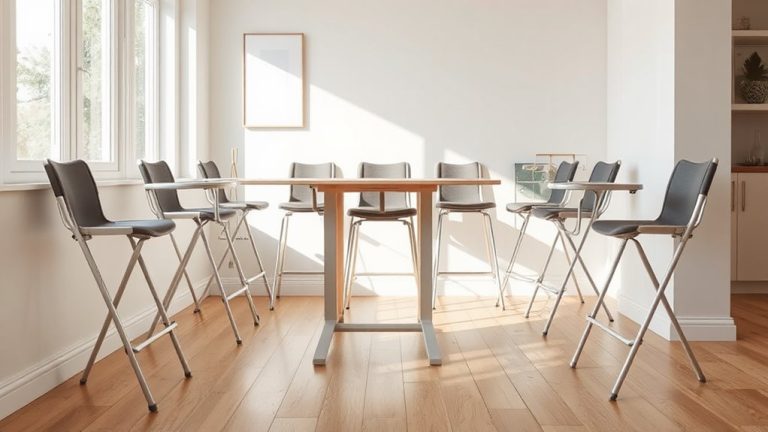 folding high chairs small spaces