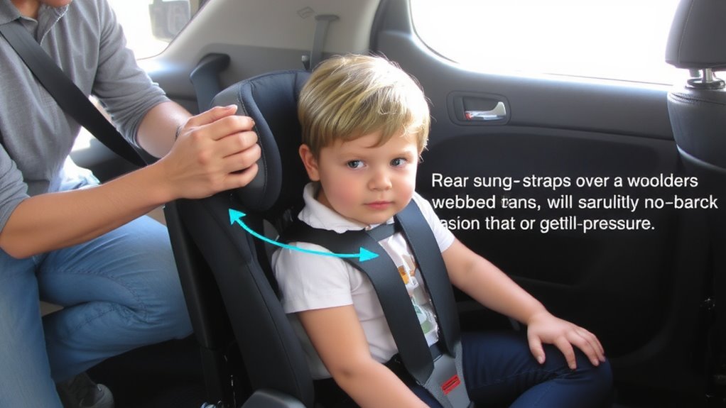 front adjust harness with color cues
