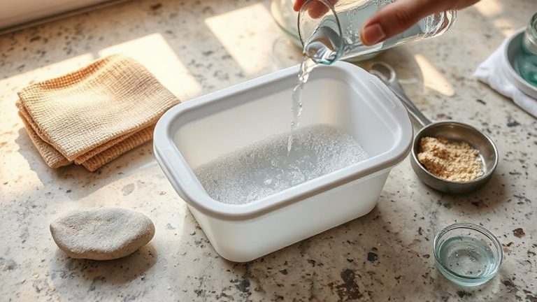 gentle cleaning for silicone containers