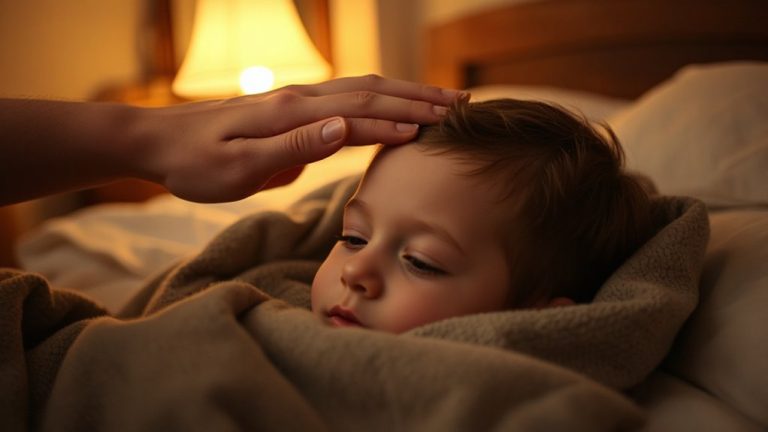 gentle head rub sleep