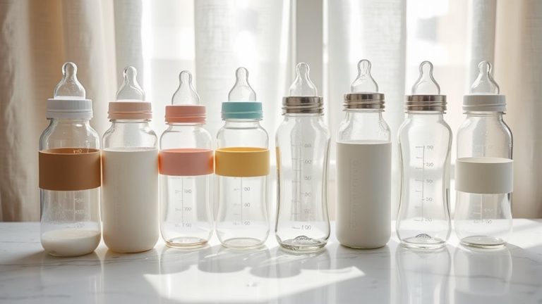glass bottles for breastfeeding