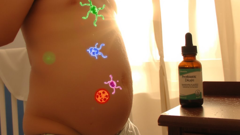 gut microbes cause colic