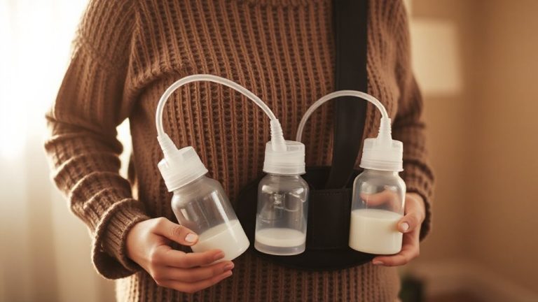hands free pumps at correct height