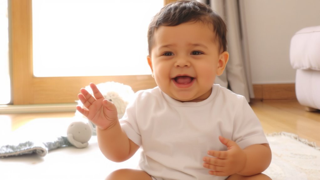 happiness fuels language development