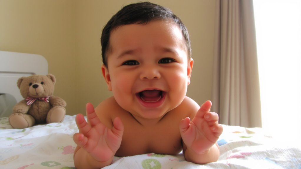 happy babies babble more