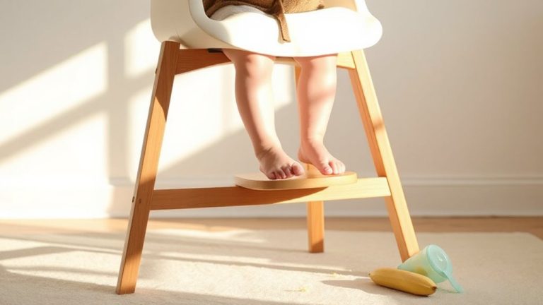 high chair footrest comfort