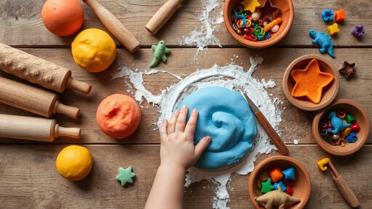 homemade playdough sensory kit