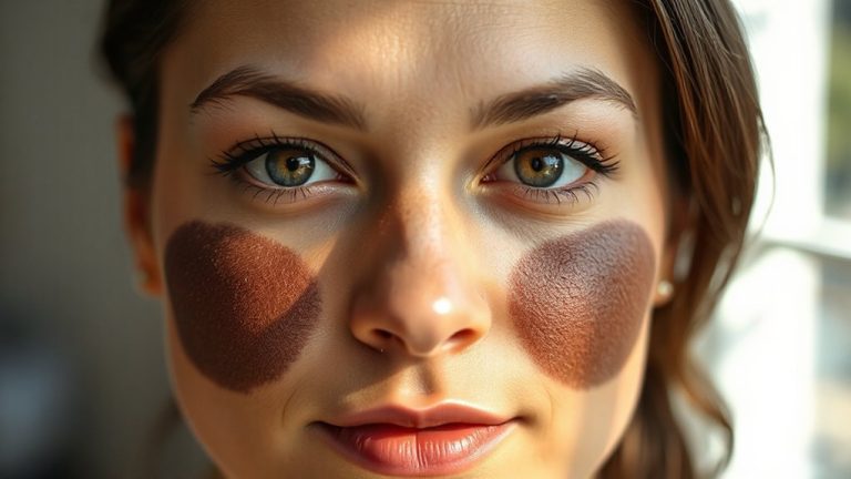 hormonal changes cause skin darkening