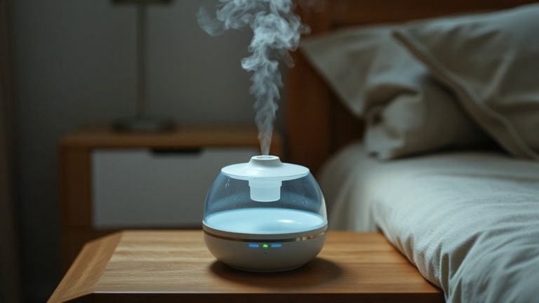 humidifier with automatic safety shut off