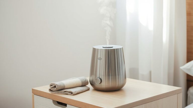 humidifier with filter reduces irritants