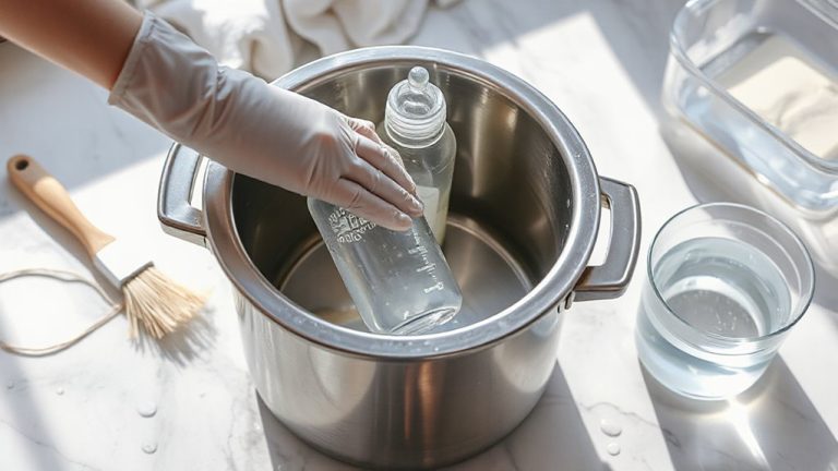 hygienic cleaning of baby bottle warmers