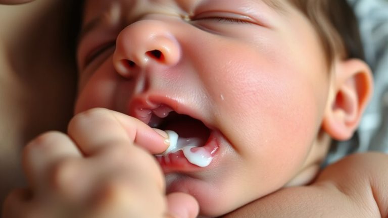 infant swallowing difficulty warning